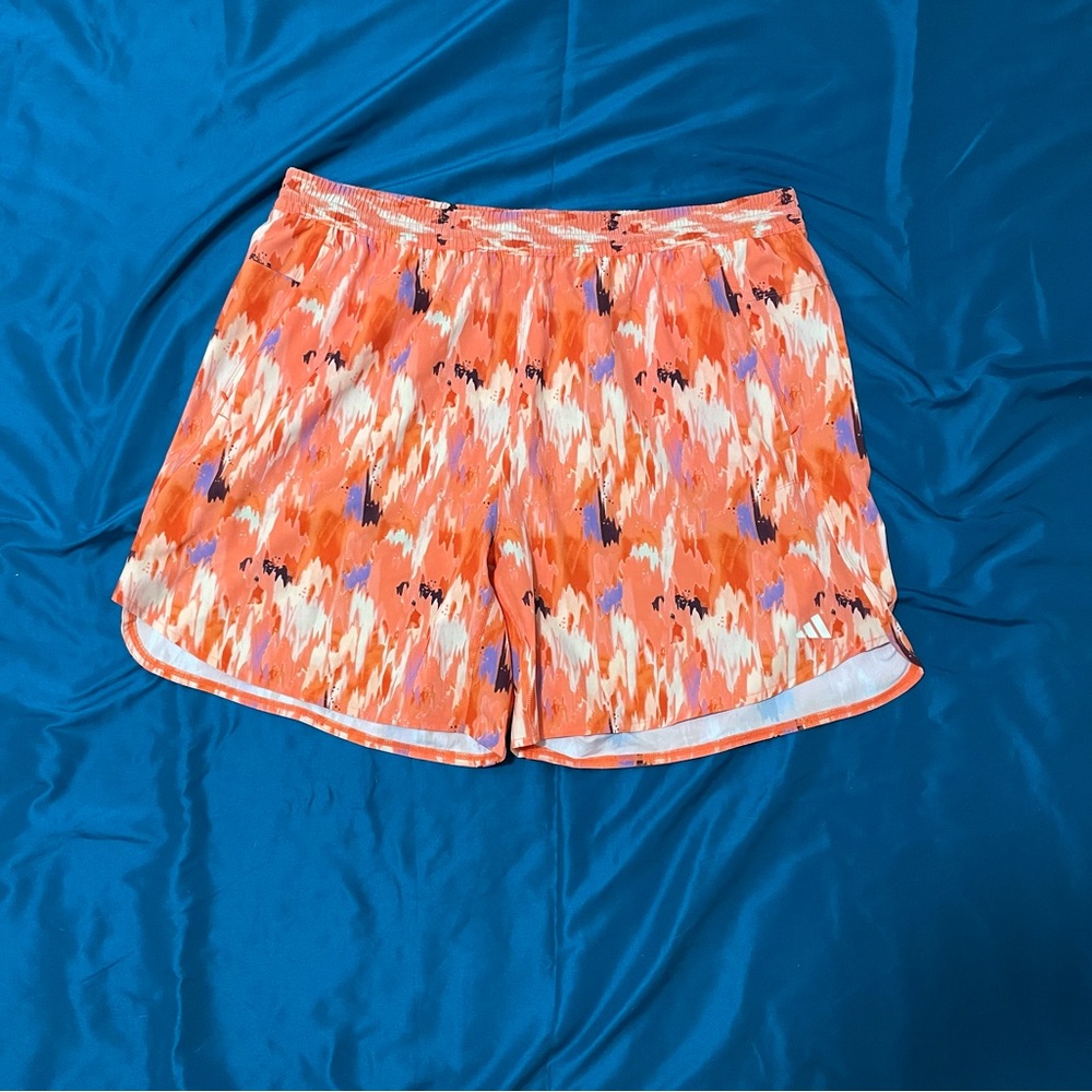 orange adidas shorts xxl